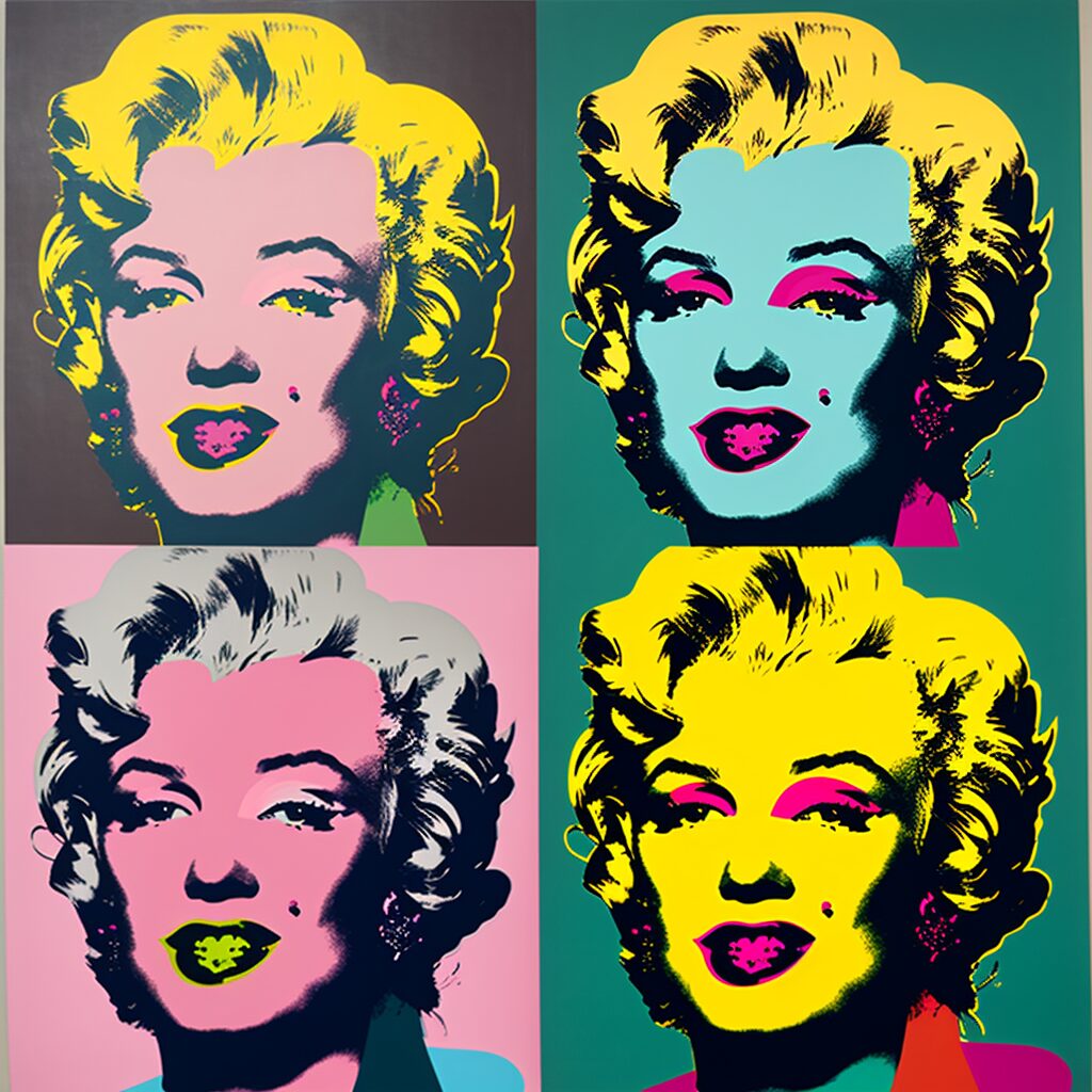 Pop Art Andy Warhol Monroe